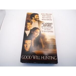 Good Will Hunting VHS Movie Film Academy Award Winner Robin Williams Matt Damon‎